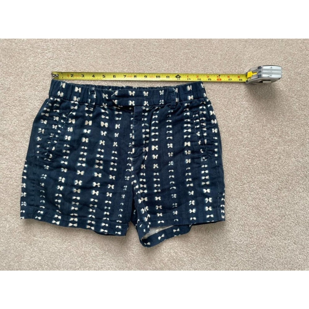 WOMEN Shorts J Crew Blue Pattern Sz 4